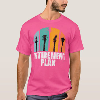 Musician Pension Plan Electric Acoustic Gitarre Re T-Shirt