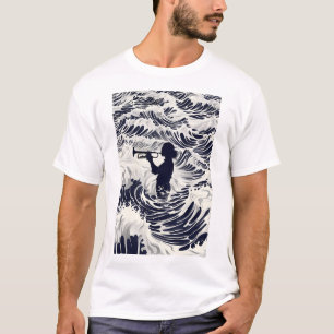 Musician Playing Trumpet T - Shirt - Jazz Band T-S