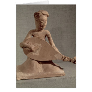 Musicien assis jouant un luth, de