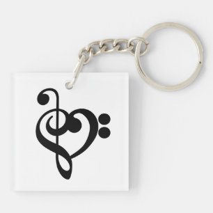 Musicien Coeur de musique - Treble Bass Clef