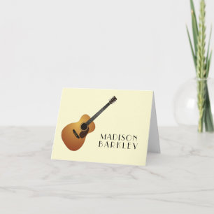 Musicien de guitare acoustique professeur de musiq