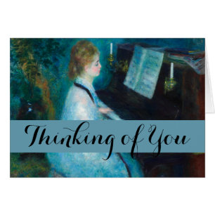 Musicien de piano Renoir Woman
