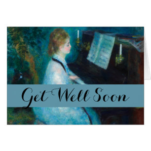 Musicien de piano Renoir Woman