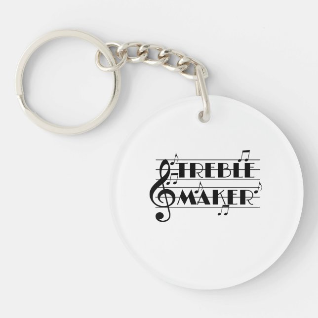 Musicien Funky Tréble Maker Music Clef (Devant)