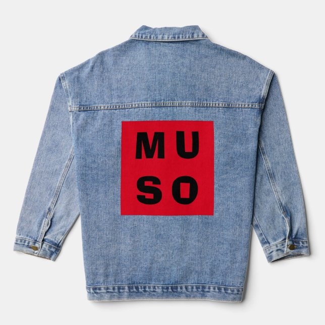 Musicien minimaliste Cool rouge (Verso)
