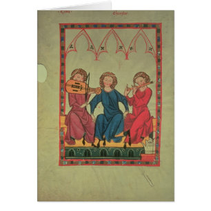 Musiciens, du codex de Manasse, une collection de