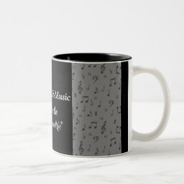 MusicNoteMug-fertigen Sie jede mögliche Farbe Zweifarbige Tasse