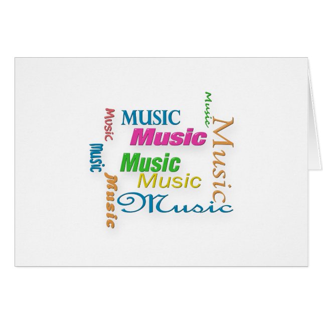 MusicWord Cloud 3 (Vorderseite (Horizontal))