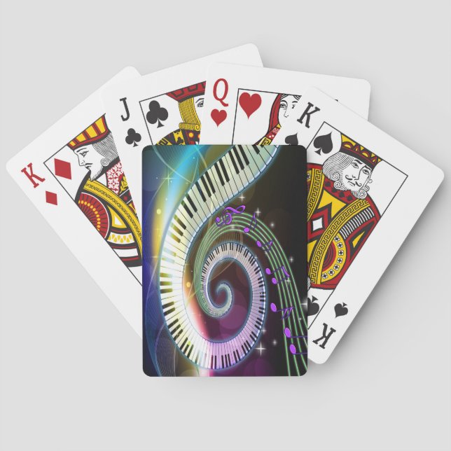 Musik 1 Spielkarten (Rückseite)