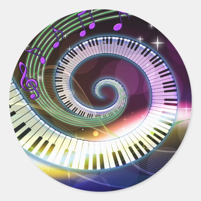 Musik 1 Sticker (Vorderseite)