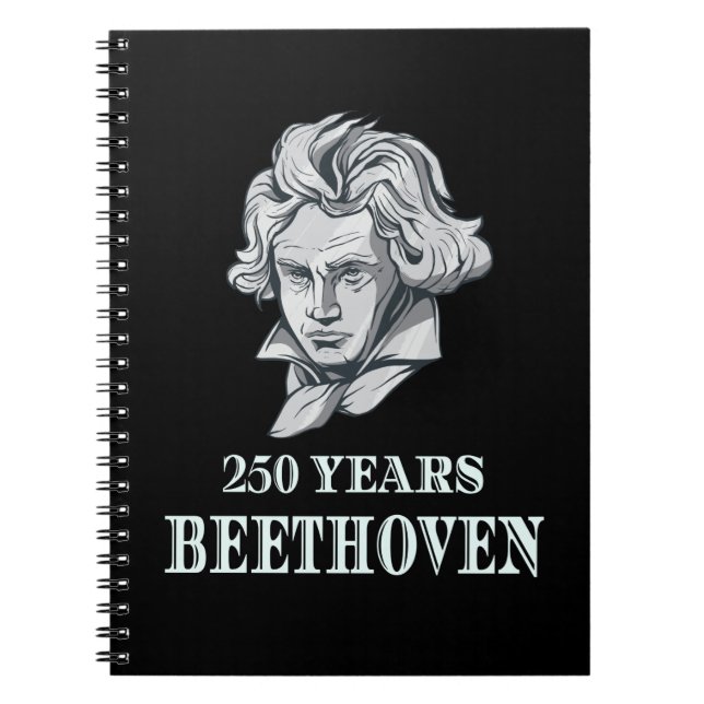 Musik - 250 Jahre Ludwig van Beethoven Notizblock (Vorderseite)