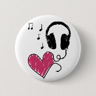 Musik-Abzeichen Button