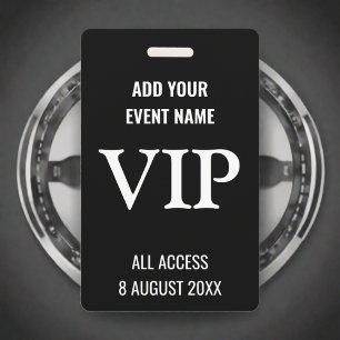 Musik All Access Pass Schwarz-Weiß-Festival  Ausweis