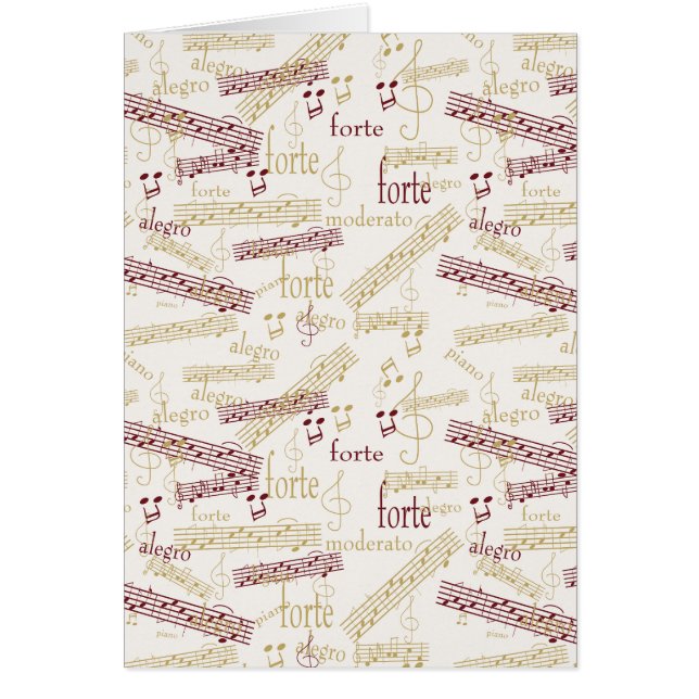 Musik-Anhänger-Typografie-Muster (Vorne)