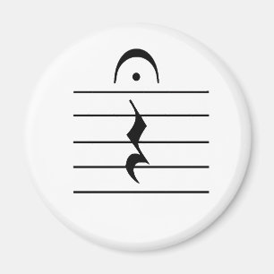 Musik-Anmerkungs-Erholungs-freier Raum Magnet
