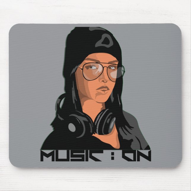 Musik auf der Maus-Pad Mousepad (Vorne)