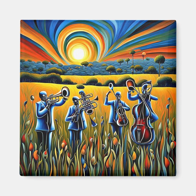 Musik auf der Wiese 2 Magnet (Vorne)