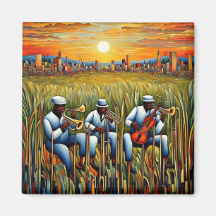 Musik auf der Wiese 3 Magnet