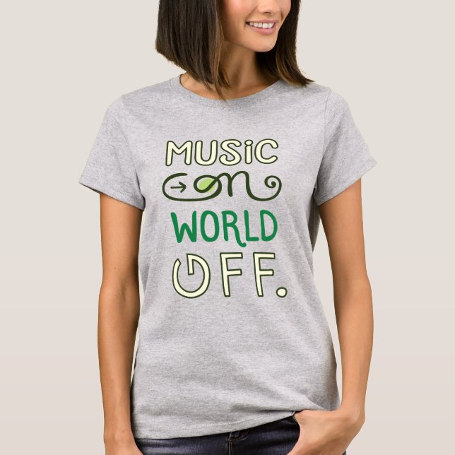 Musik aus aller Welt T-Shirt (Vorderseite)