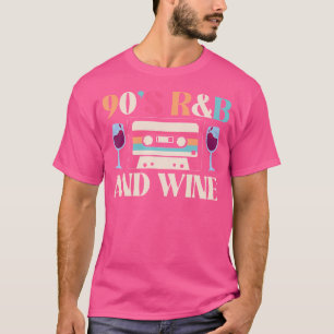 Musik aus den 90er Jahren und Wein T-Shirt