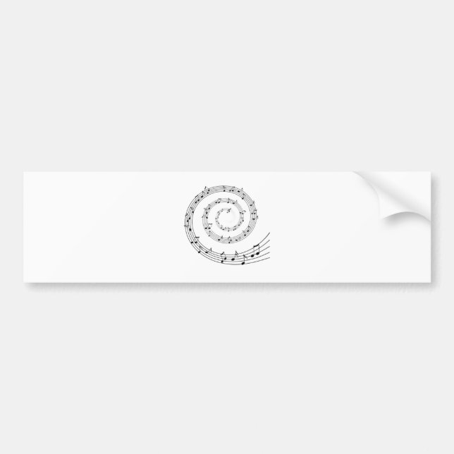 Musik Autoaufkleber (Vorne)