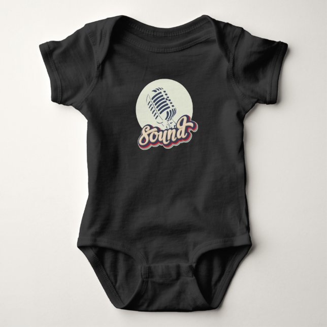 Musik Baby Strampler (Vorderseite)