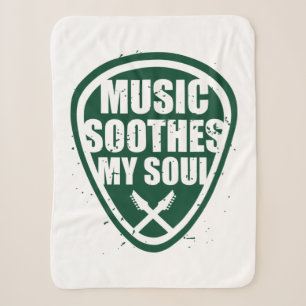 Musik beruhigt mein Soul Sherpadecke