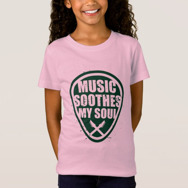 Musik beruhigt mein Soul T-Shirt (Vorderseite)