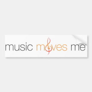 Musik bewegt Me™ Autoaufkleber