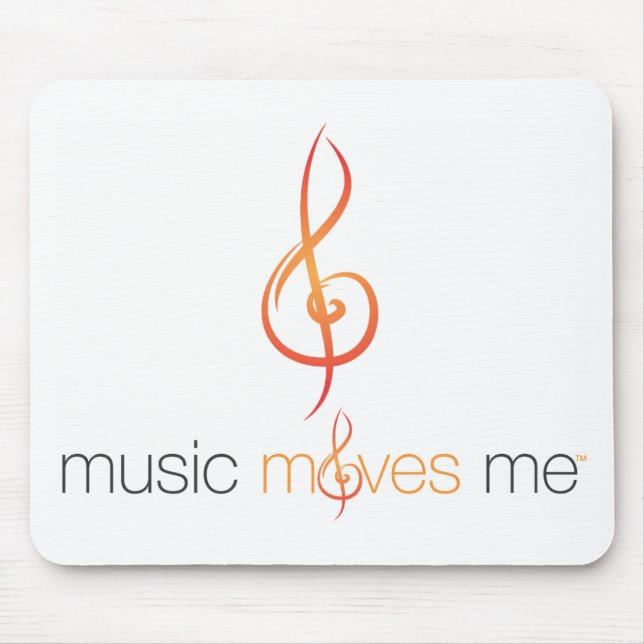 Musik bewegt Me™ Mausunterlage Mousepad (Vorne)