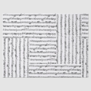 Musik-Blatt-Gewebe-Collage Seidenpapier