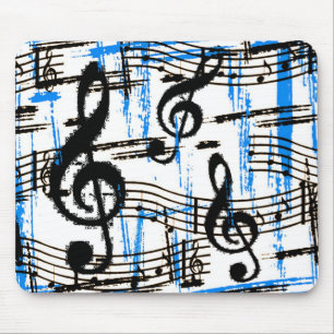 Musik-Blues Mousepad