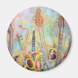 Musik-Blumenstrauß Magnet