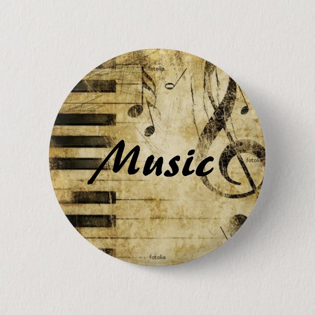 Musik Button (Vorderseite)