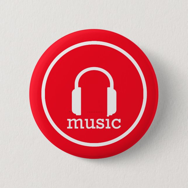 Musik Button (Vorderseite)