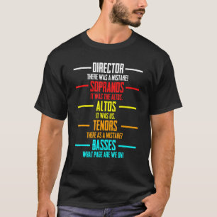 Musik Chor Musiker Anerkennung für Theatertrost T-Shirt