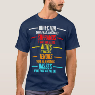 Musik Chormusik für Theater T-Shirt