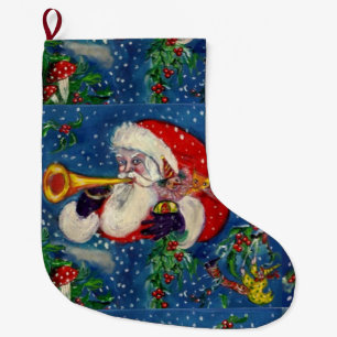 MUSIK CHRISTMAS NIGHT /SANTA CLAUS BUGLER GROßER WEIHNACHTSSTRUMPF