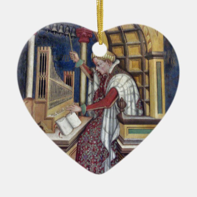 Musik, das Organ durch Gentile da Fabriano Keramikornament (Vorne)