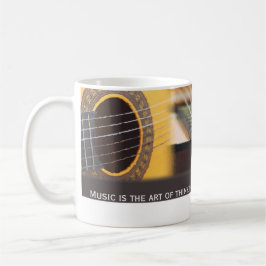 Musik denkt mit Gitarre Kaffeetasse