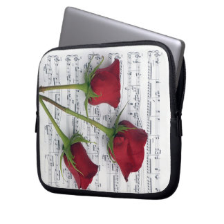 Musik der Rosen Laptopschutzhülle