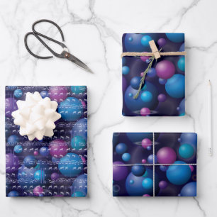 Musik der Spheres-Geschenkwrap Geschenkpapier Set