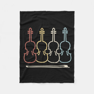 Musik der Violine Fleecedecke