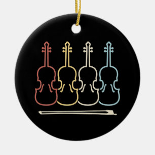 Musik der Violine Keramik Ornament