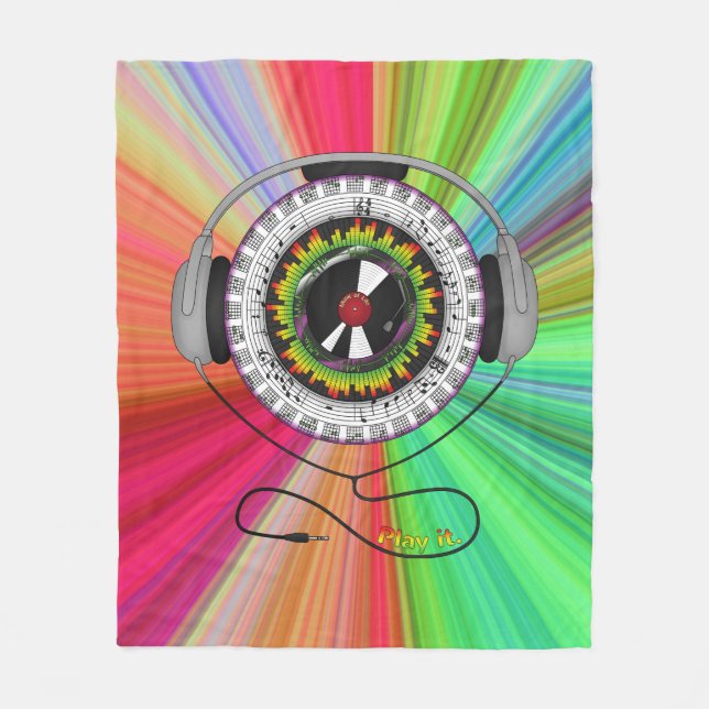 Musik des Lebens Fleece Blanket (Vorderseite)