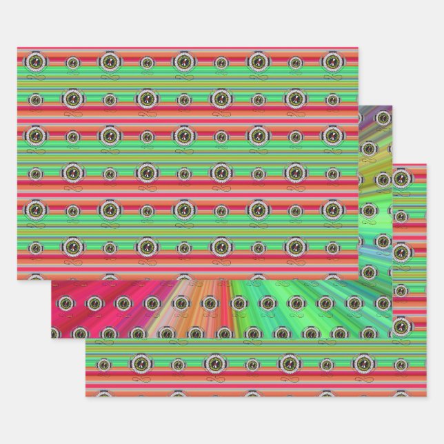 Musik des Set "Life Wrapping Paper" Geschenkpapier Set (Set)