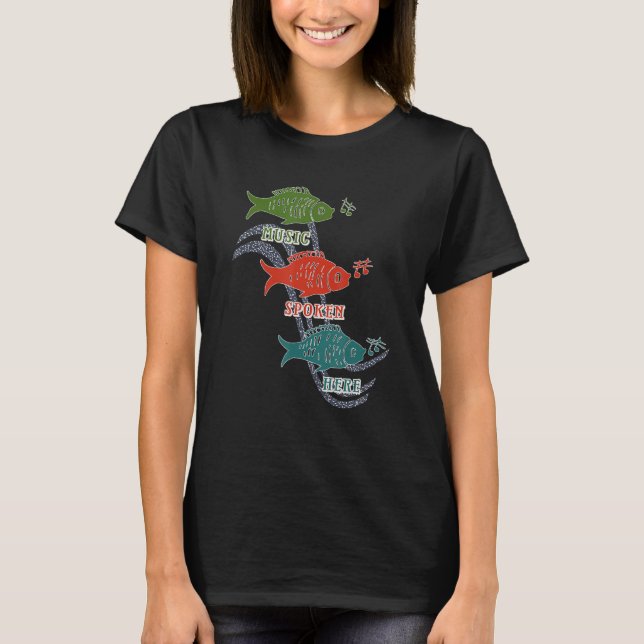 Musik, die hier gespielt wird T-Shirt (Vorderseite)