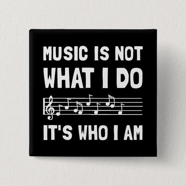 Musik, die ich bin button (Vorderseite)