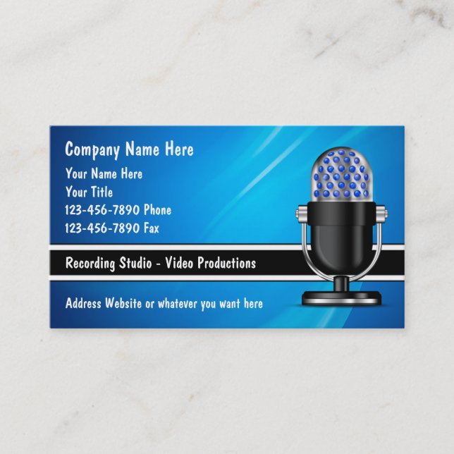 Musik DJ-Visitenkarten Visitenkarte (Vorderseite)