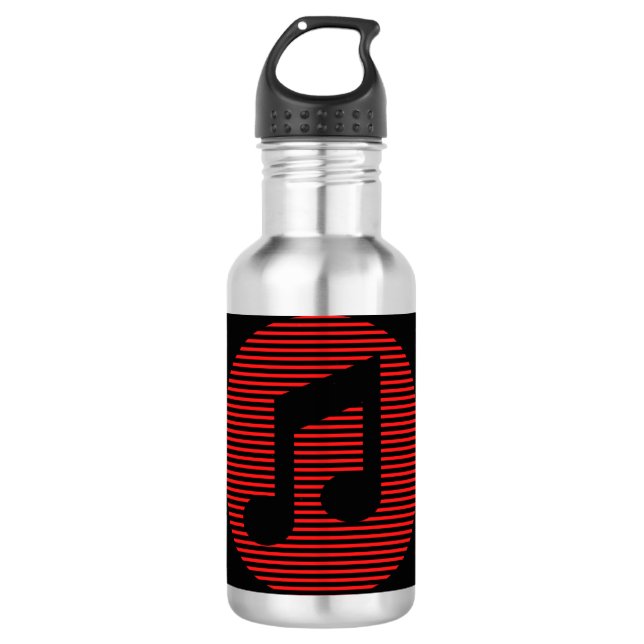 Musik Edelstahlflasche (Vorderseite)